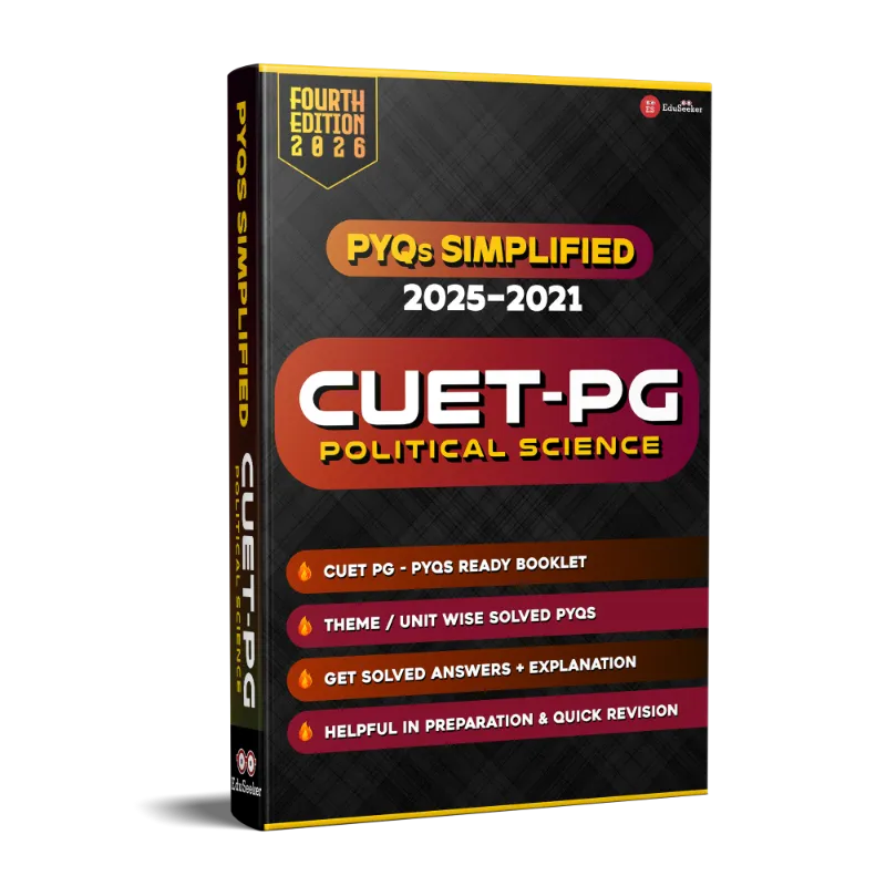 CUET PG Political Science PYQs Booklet 2026 Edition